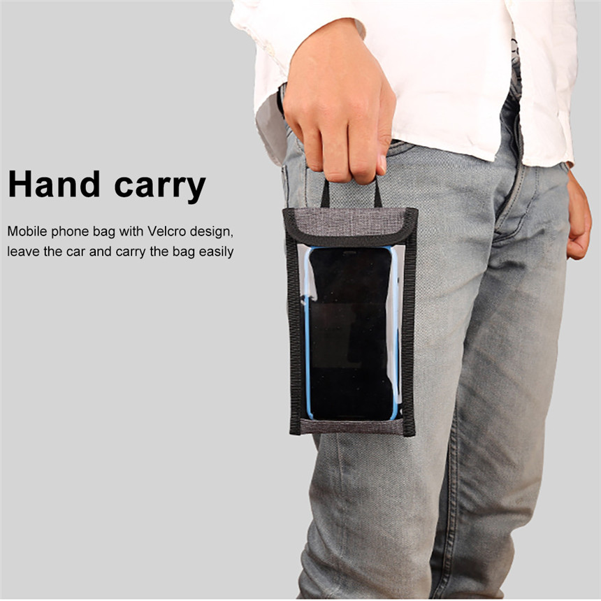 CARPRIE Motorfiets Fiets Frame Tas - 20x15x8cm - Waterdichte Pouch Houder - Fietsdragersysteem