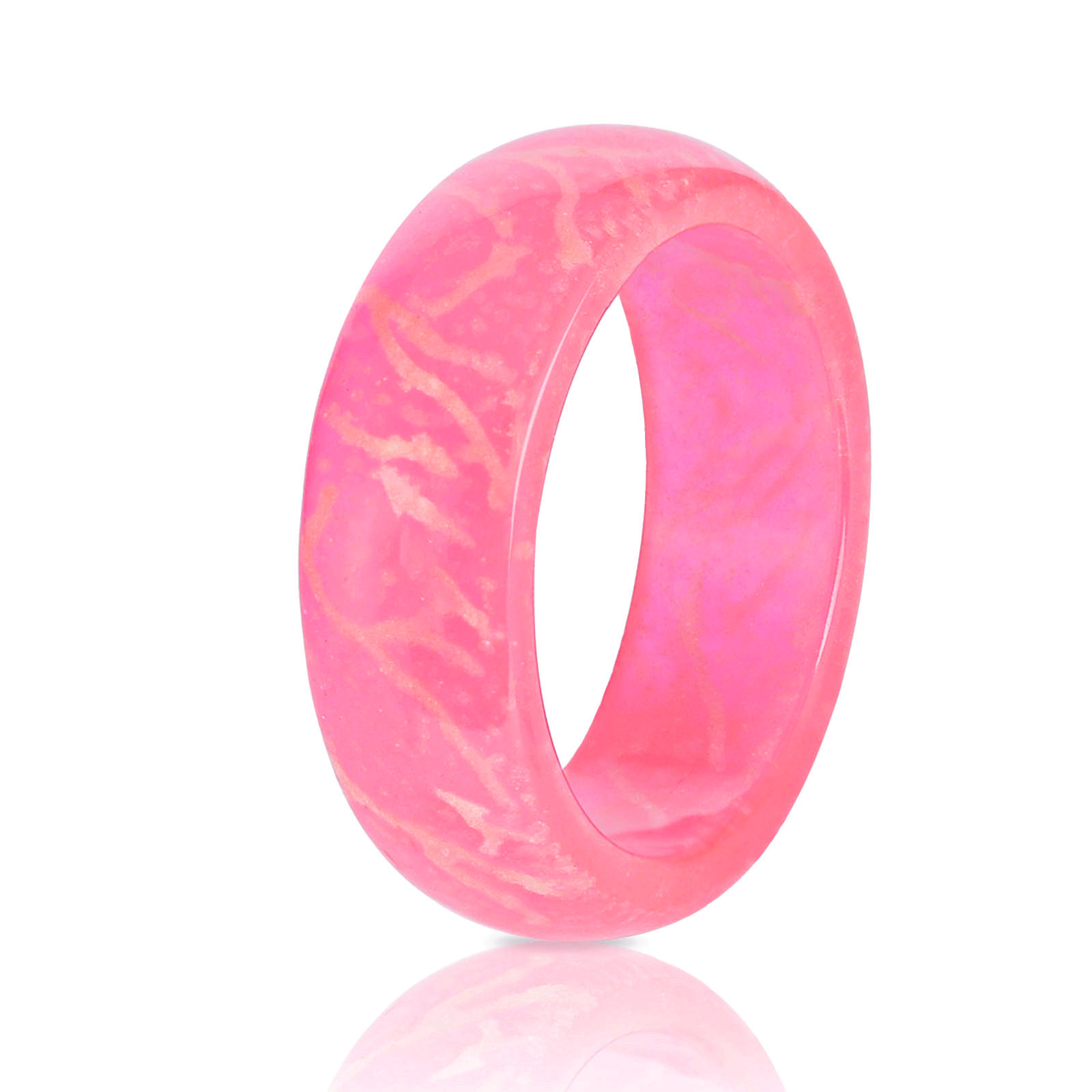 Bagues lumineuses pour fissures, anneau lumineux brillant dans la nuit, bijoux unisexe, décoration pour femmes et hommes: 10 / YELLOW