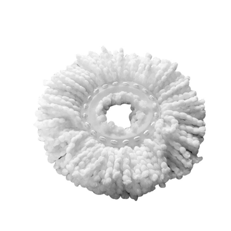 360 Rotating Round Fiber Mop Head Replaceable Microfiber Mop Heads universal circular Super absorbent Mop Refillment: A1