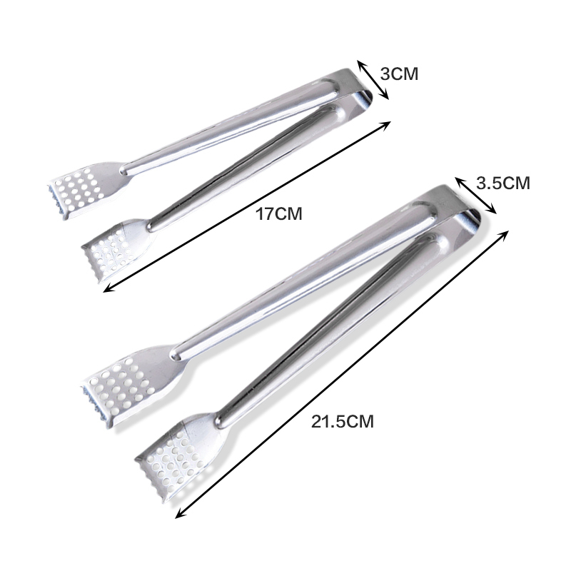 Edelstahl Grillzange Kochen Braed Lebensmittel Zange Salat Küche Anti Wärme Brot Clip Gebäck Clamp Ei Torte Servierzange