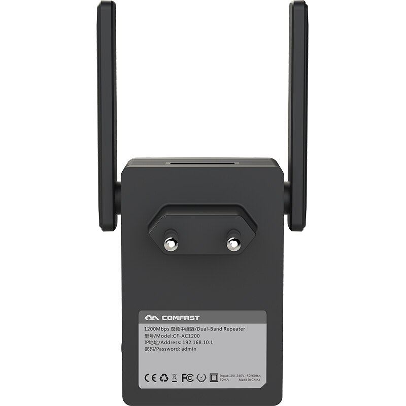 STATI UNITI REGNO UNITO Spina di UE Wireless Wifi Ripetitore Wifi Range Extender Router Amplificatore di Segnale WiFi 2.4G 1200mbps WIFI Ripetitore repetidor Wifi