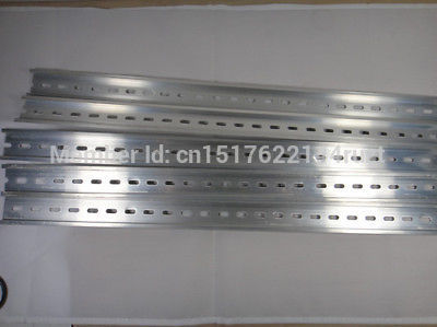5pcs 0.5 Meter Aluminum Slotted DIN Rail