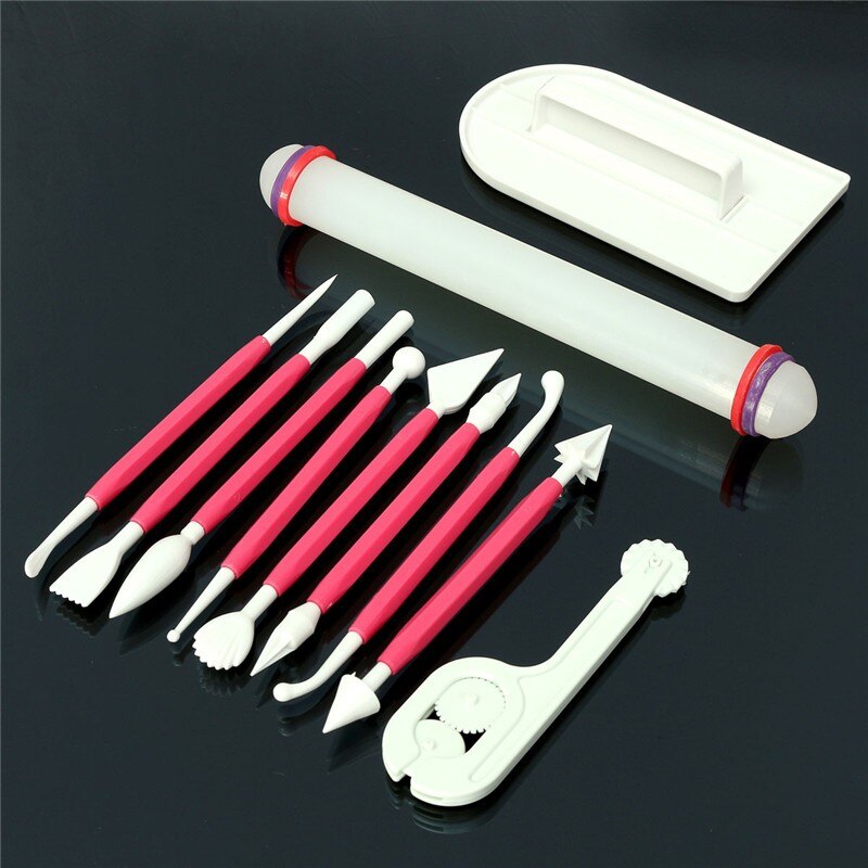 Diy Heerlijke Fondant Cake Cookie Decorating Mold Modelling Gereedschap Set Sugarcraft Dessert Bakvormen Pasta Cutters