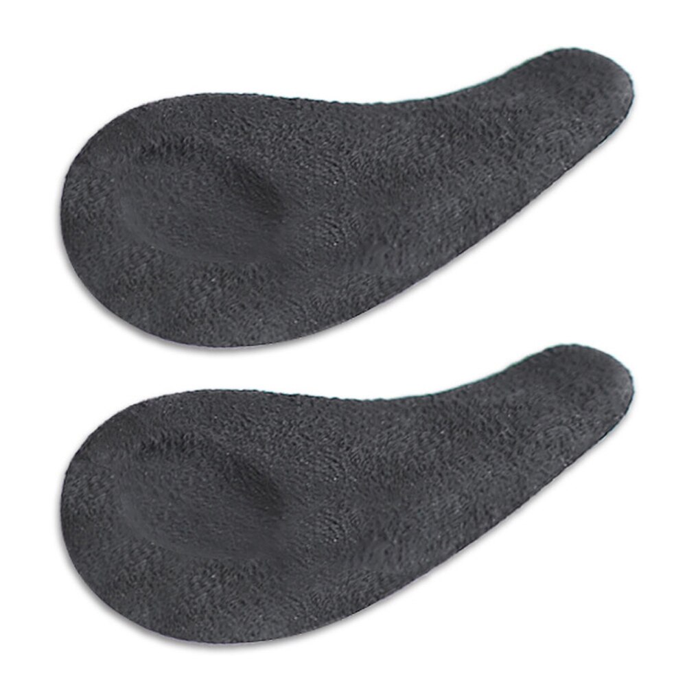 Heel Pad Correction Shoe Heel Inserts Insole Comfortable Soft Breathable Inserts For Foot Alignment Bow Leg Men Women: Black 6pairs
