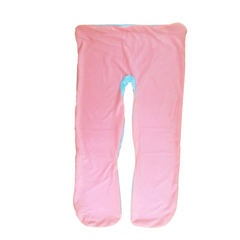 Taie d'oreiller polaire souple pour femmes enceintes, forme en U, lombaire, protection latérale multifonction, housse de coussin pour femmes enceintes