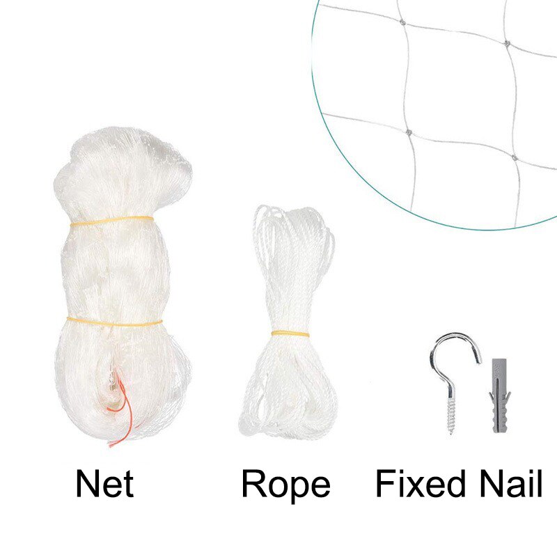 Cat Safe Net Dog Protect Net Pet Fence Anti-Fall Protective Net for Balcony Window Stairs Transparent Nylon Safe Cat Fence Mesh