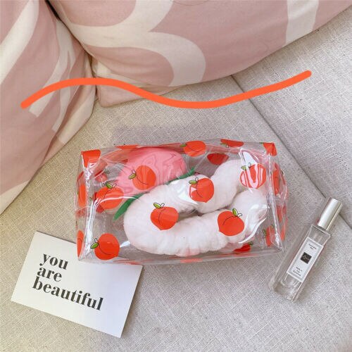 Zak Transparant Cosmetische Make-Up Travel Pouch PVC Toilettas Clear Case Waterdicht