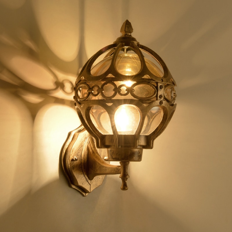 Europese Retro Wandlamp Buitenverlichting Villa Balkon Tuin Lampen Vintage Muur Verlichting Retro Exterieur Applique Armatuur Avize