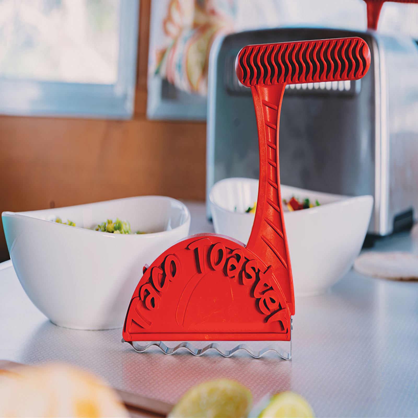 1pc Rustproof Taco Toaster Taco Shell Maker Non-Stick Burrito Making Tool Crispy Tacos Shells For Kitchen Restaurant Cooking