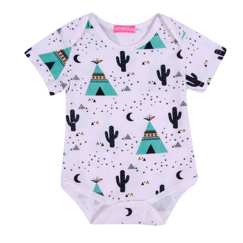 New Baby Boy Roupas Crianças Dos Desenhos Animados abacaxi manga curta Pijama de algodão Crianças macacão de Bebê Macacões