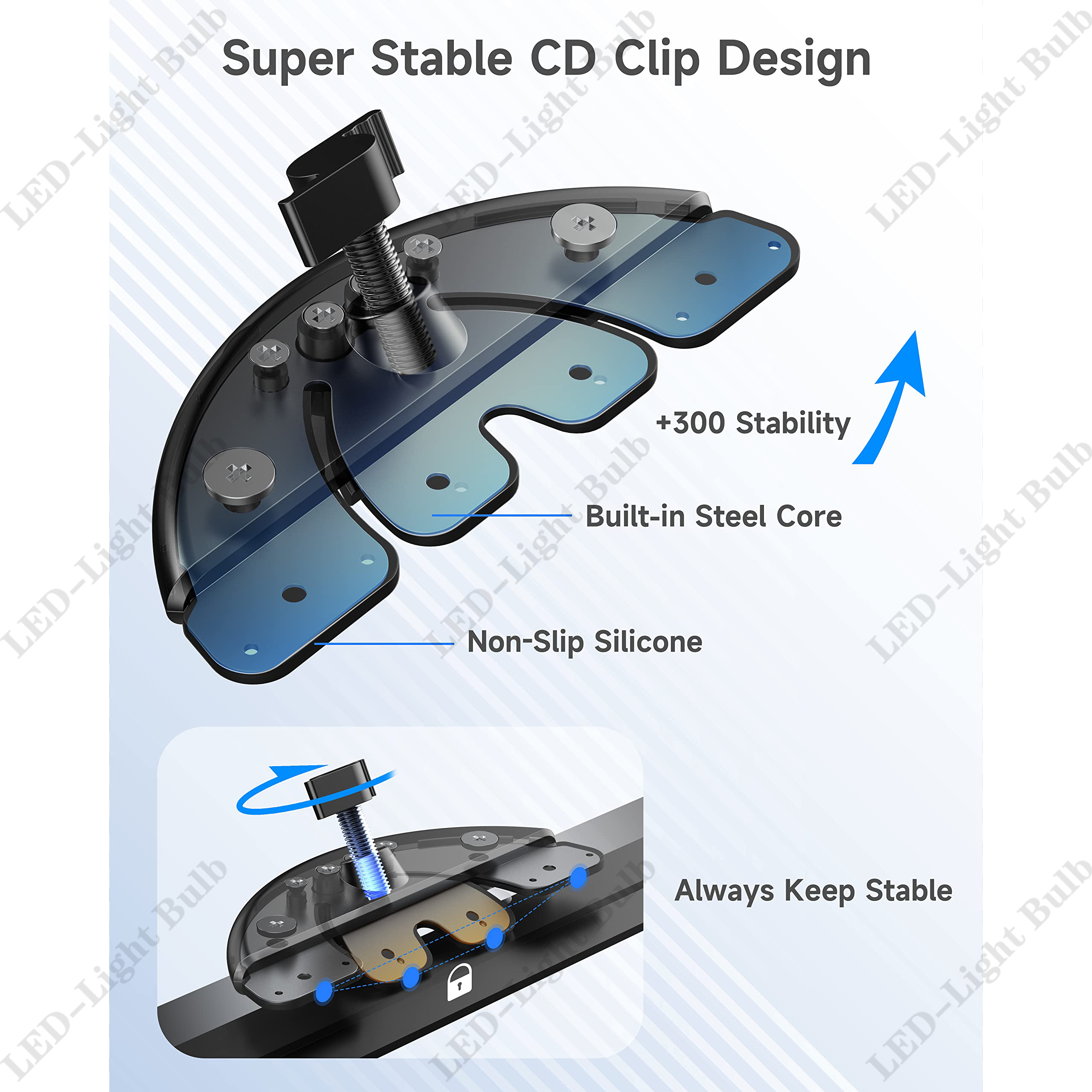 Accesorios para soporte de teléfono móvil con ranura para CD de coche, Base de cabeza de bola de 17mm para soporte de ranura para CD de coche para iPhone, Samsung, Xiaomi, soportes GPS