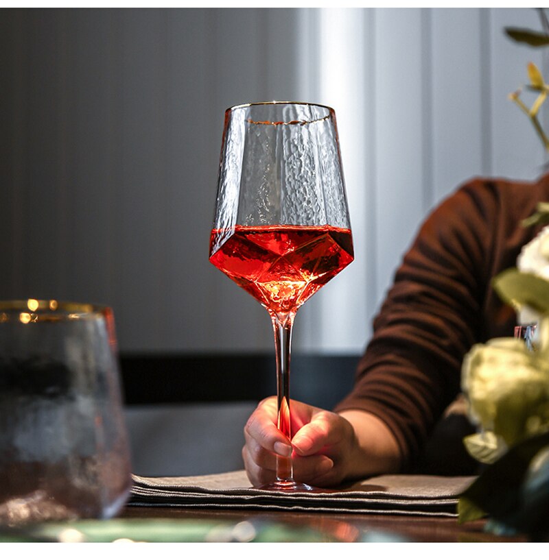 2 stk guld, hamret, champagneglas, vinglas, bæger-champagneglas sæt  of 2