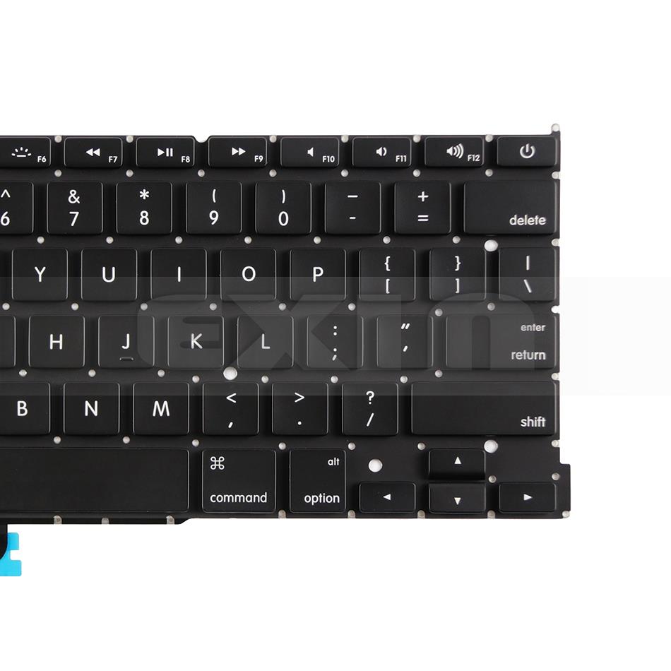 Klawiatura US do Macbook Pro Retina 13" A1502 + Podświetlenie + 100 Śrubek