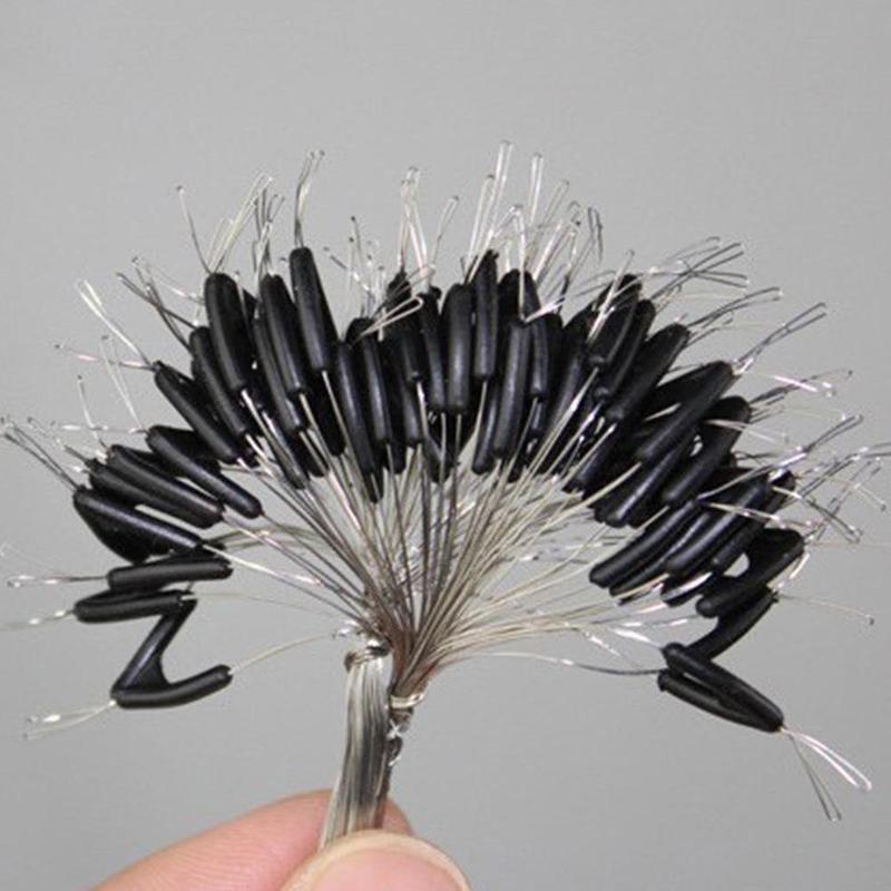 50 bundles of strand splitter, fishing line component splitter, fishing fork, gadgets hook double K2Y7