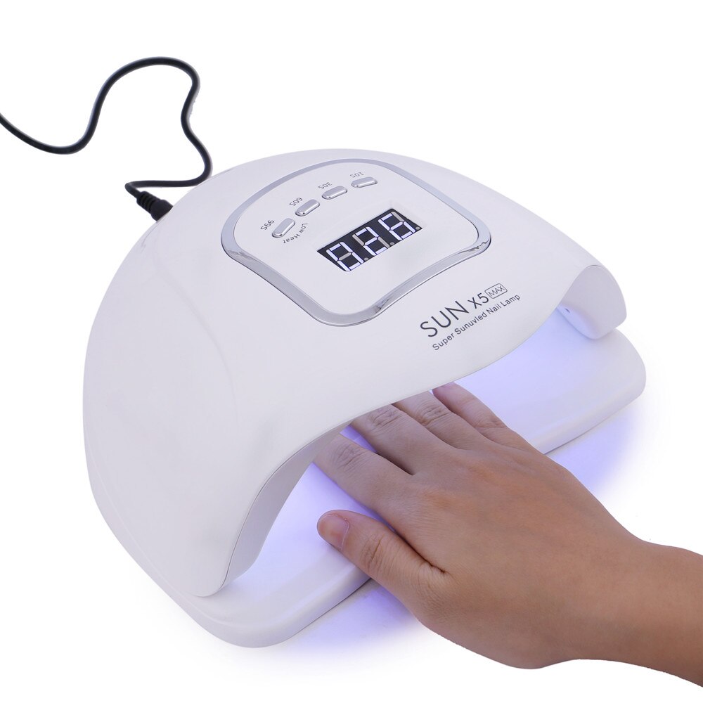 Lámpara UV LED de secado rápido para esmalte de uñas, máquina de manicura con pantalla LCD, herramientas profesionales de belleza de uñas, 36/72/90/114W,