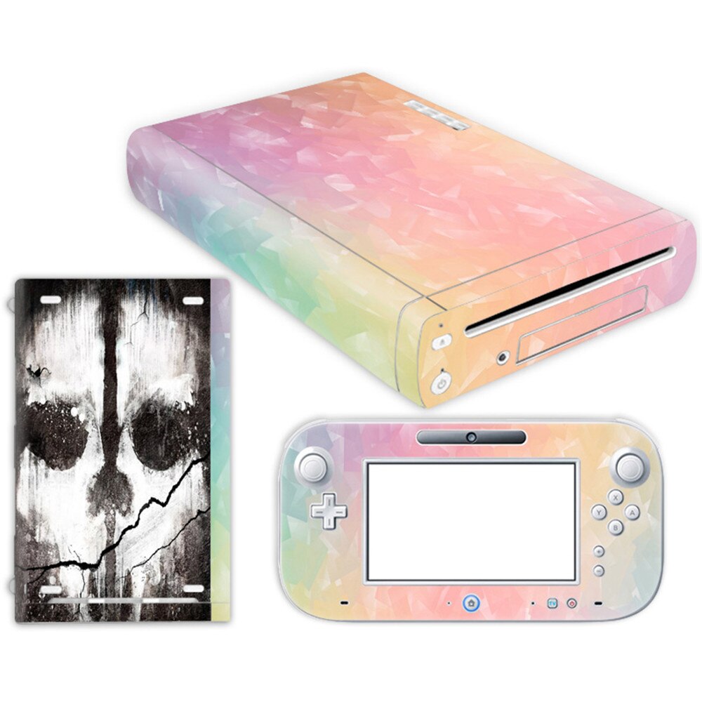 Vinyl Skin Sticker for Wii U Console and Controller