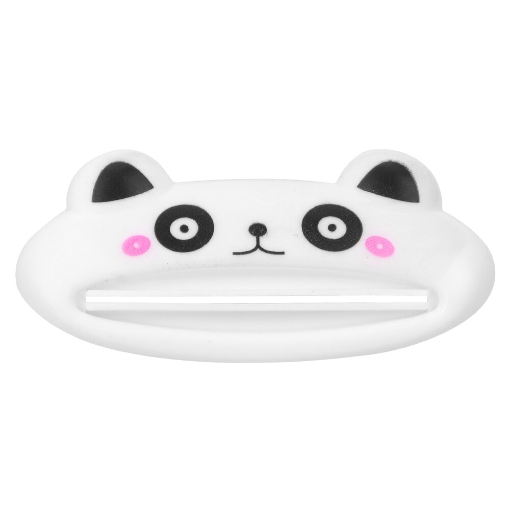 Extruding Toothpaste Clip Easy Cartoon Animals Shaped Cream Tube Squeezer Toothpaste Squeezer Dispenser Bathroom Products: White