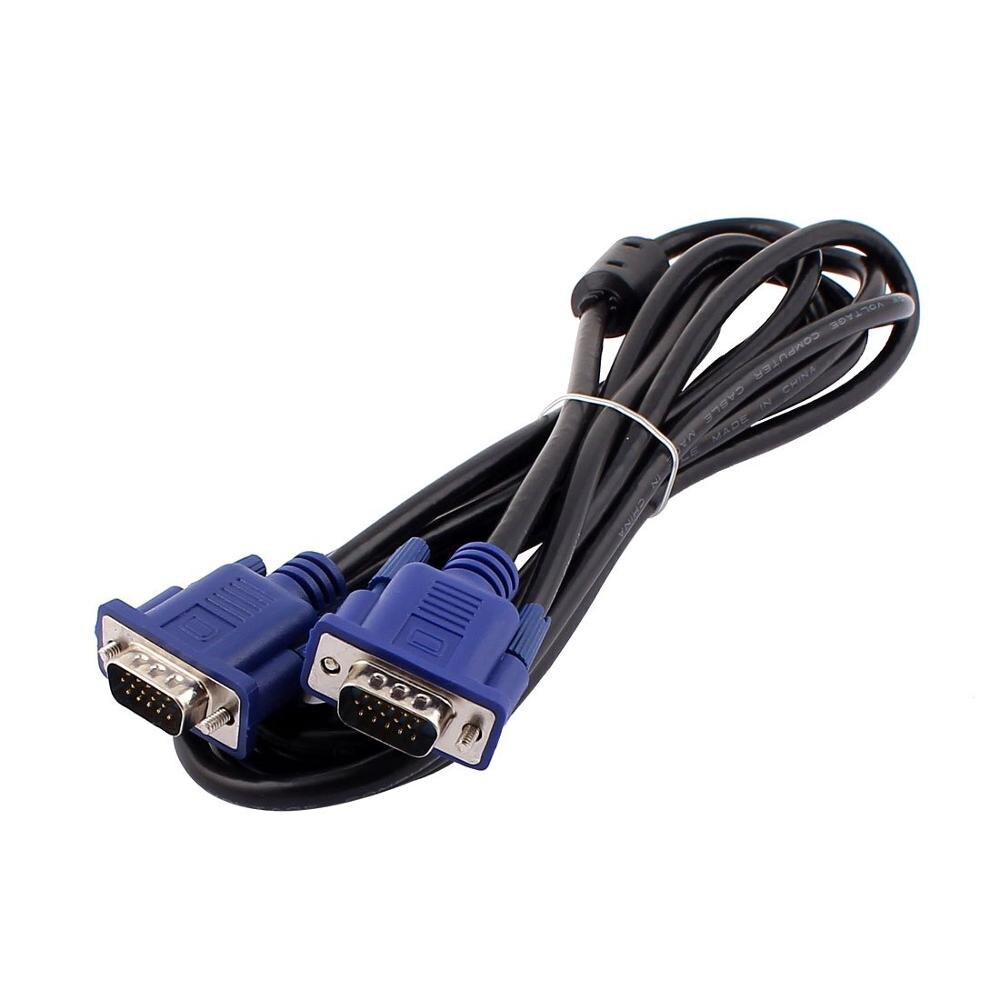 Blue SVGA Super VGA Monitor 15Pin M/M Male to Male Extension Cable Cord for TV Computer Monitor Extension Cable