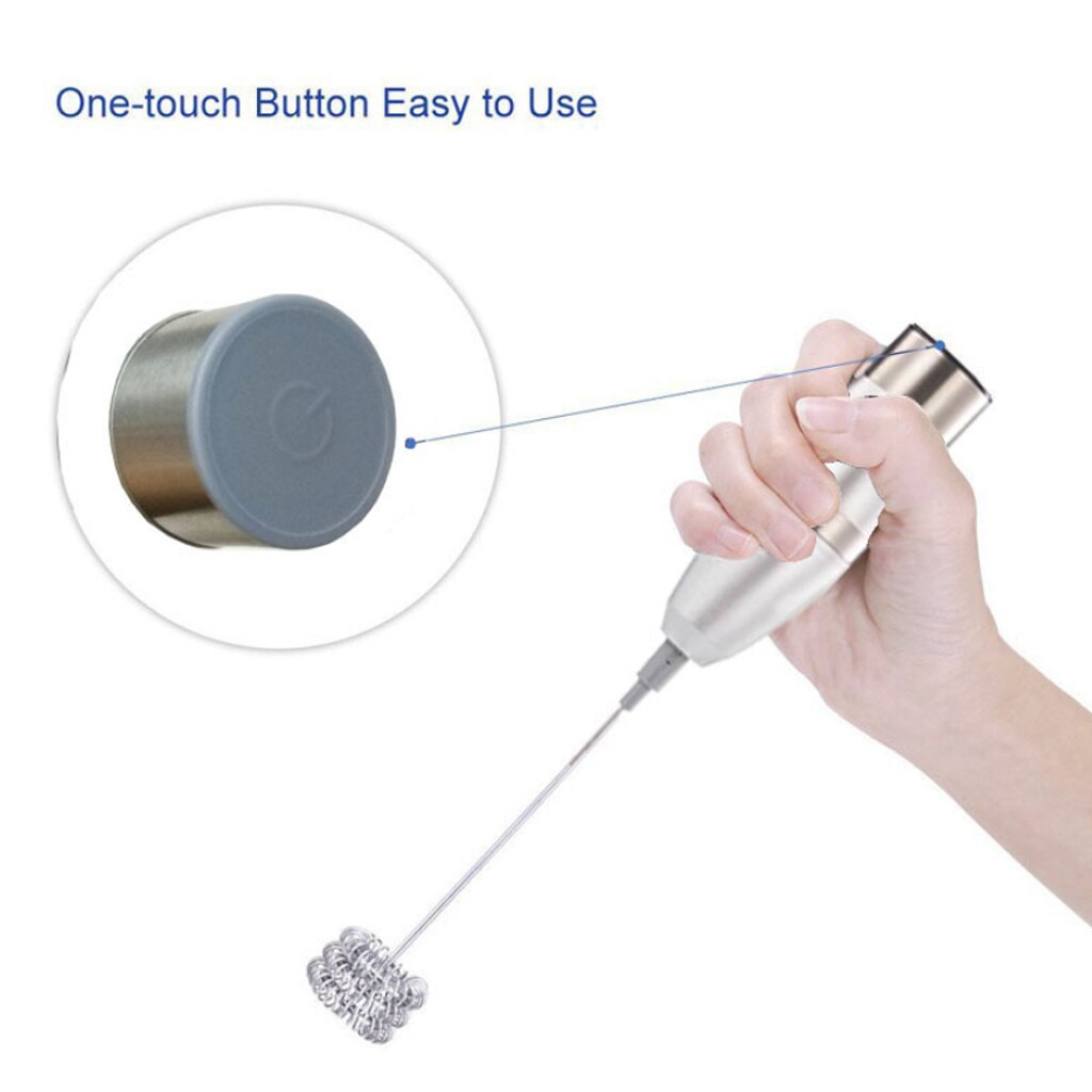 Handheld Electric Milk Coffee Mixer Battery Operated Egg Beater Blender