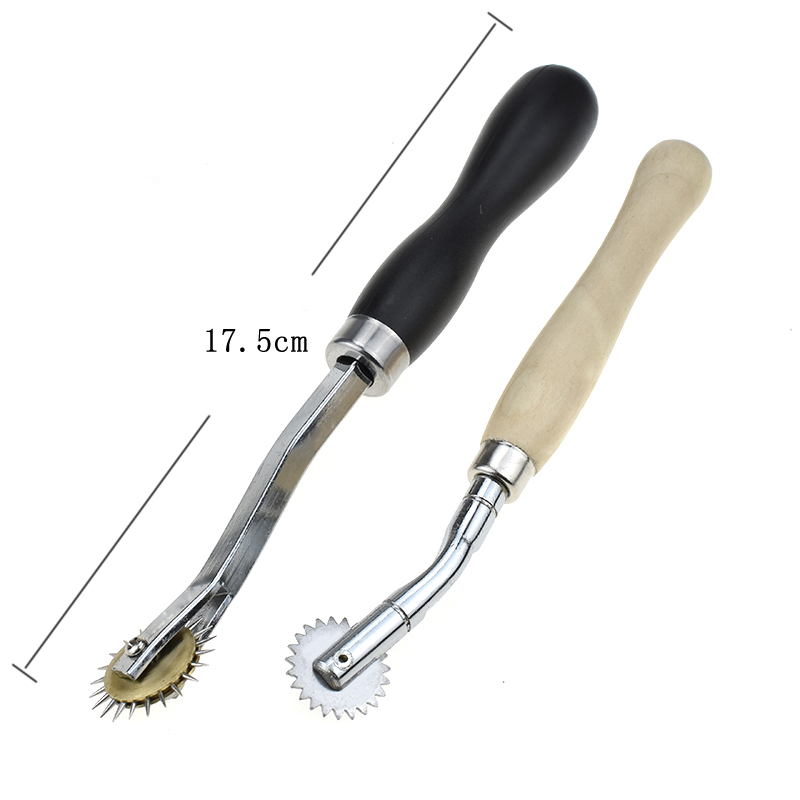 14 stks/set Leer Hobbygereedschappen Kit Hand Naaien Stiksels Punch Carving Werk Draad Priem Waxed Vingerhoed Kit Zadel Leathercraft Tool