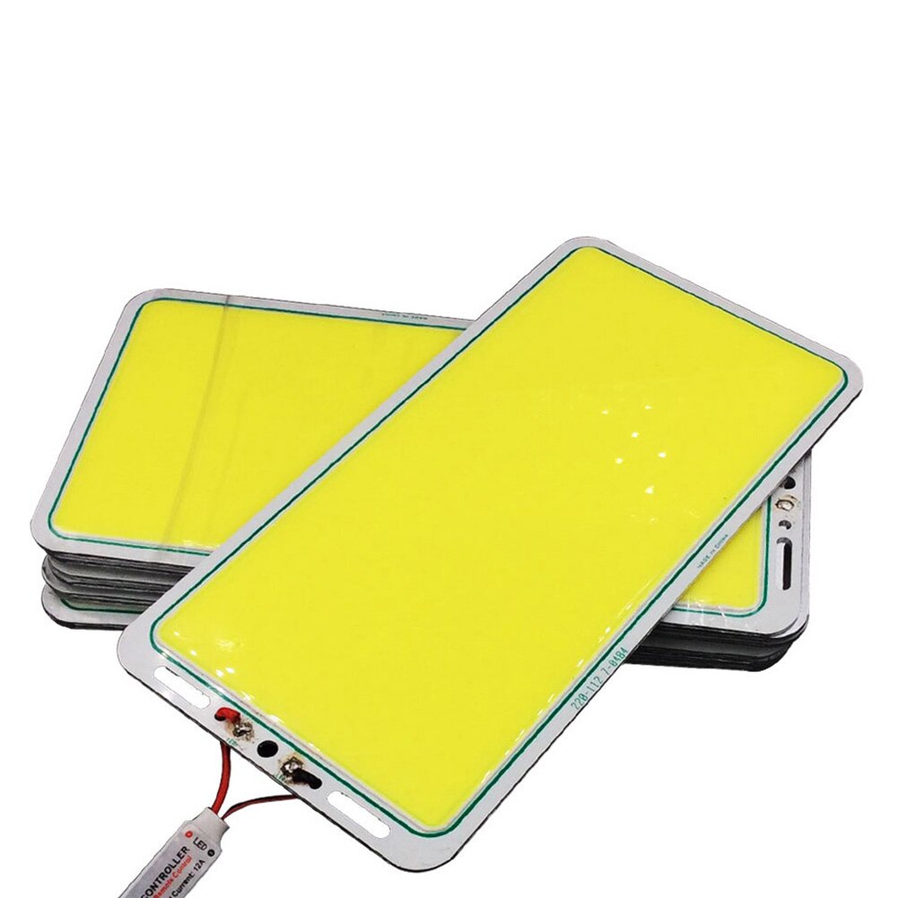 12v 70w 7000lm ledet panel stripe kolbe lys lampe balansert 220 x 113mm hvit/varm ali 88