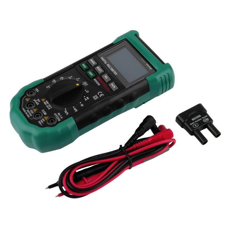 Mastech MS8268 Digitale Multimeter Lcd Auto Range Porotection Ac/Dc Multimeter Voltmeter Amperemeter Frequentie Condensator Tester