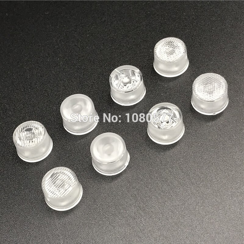 50 stücke 13mm CREE LED Linse 30 Grad Optische PMMA Linsen Halfter SMD 5050 XML XML2 XML-L2 Plano Reflektor kollimator