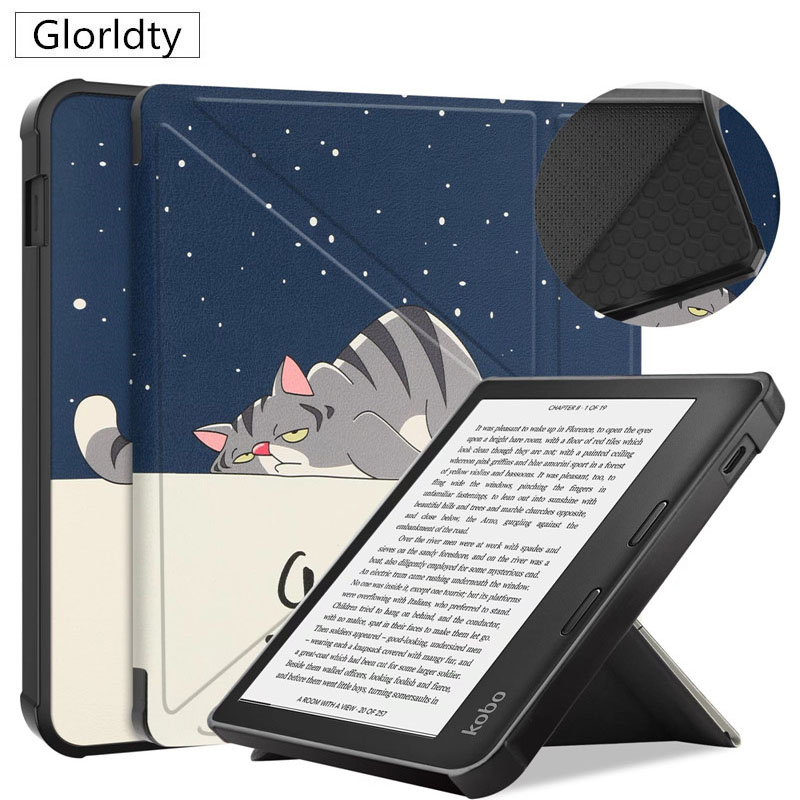 robić Kobo Libra 2 przypadku, automatyczne uśpienie/budzić magnetyczny sprytny pokrywa robić Kobo szałwia przypadku: lan mao / kobo sage 2021