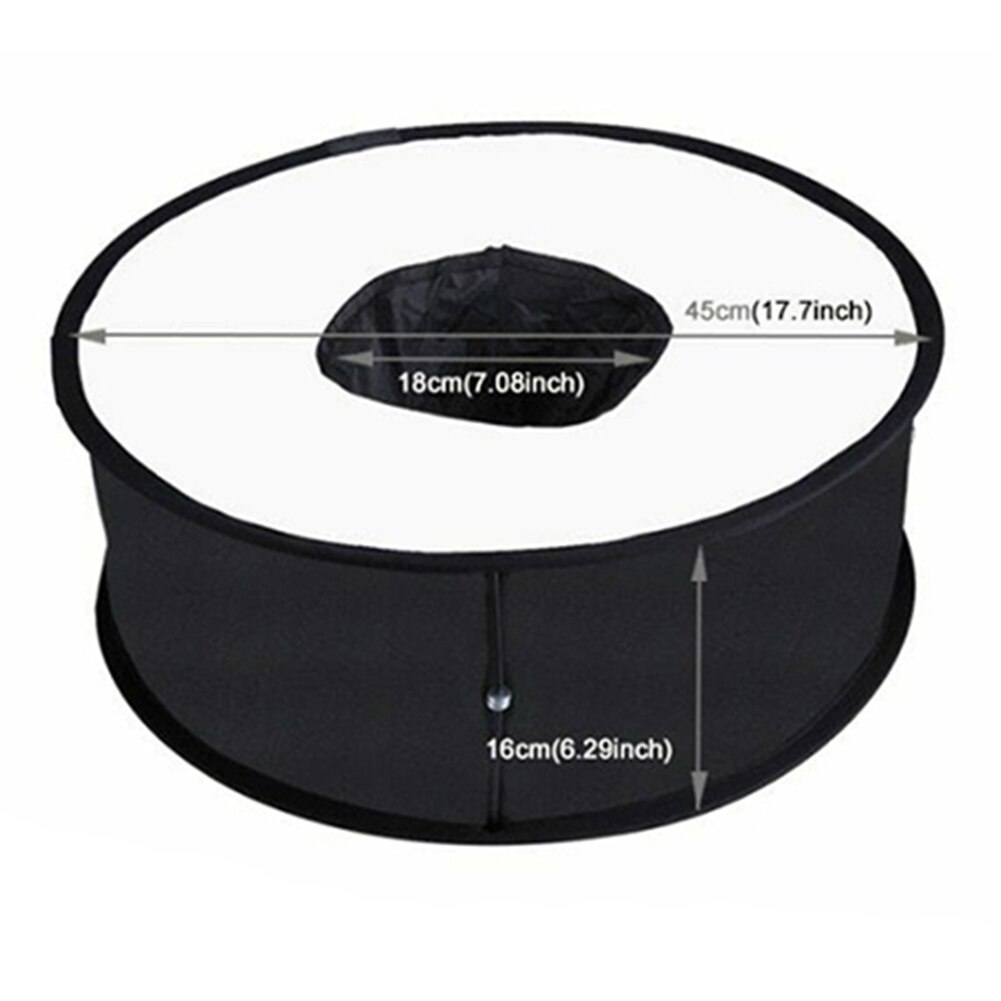 Câmera portátil redonda softbox refletor dobrável para o retrato terno fotografia do produto para a maioria das câmeras puo88