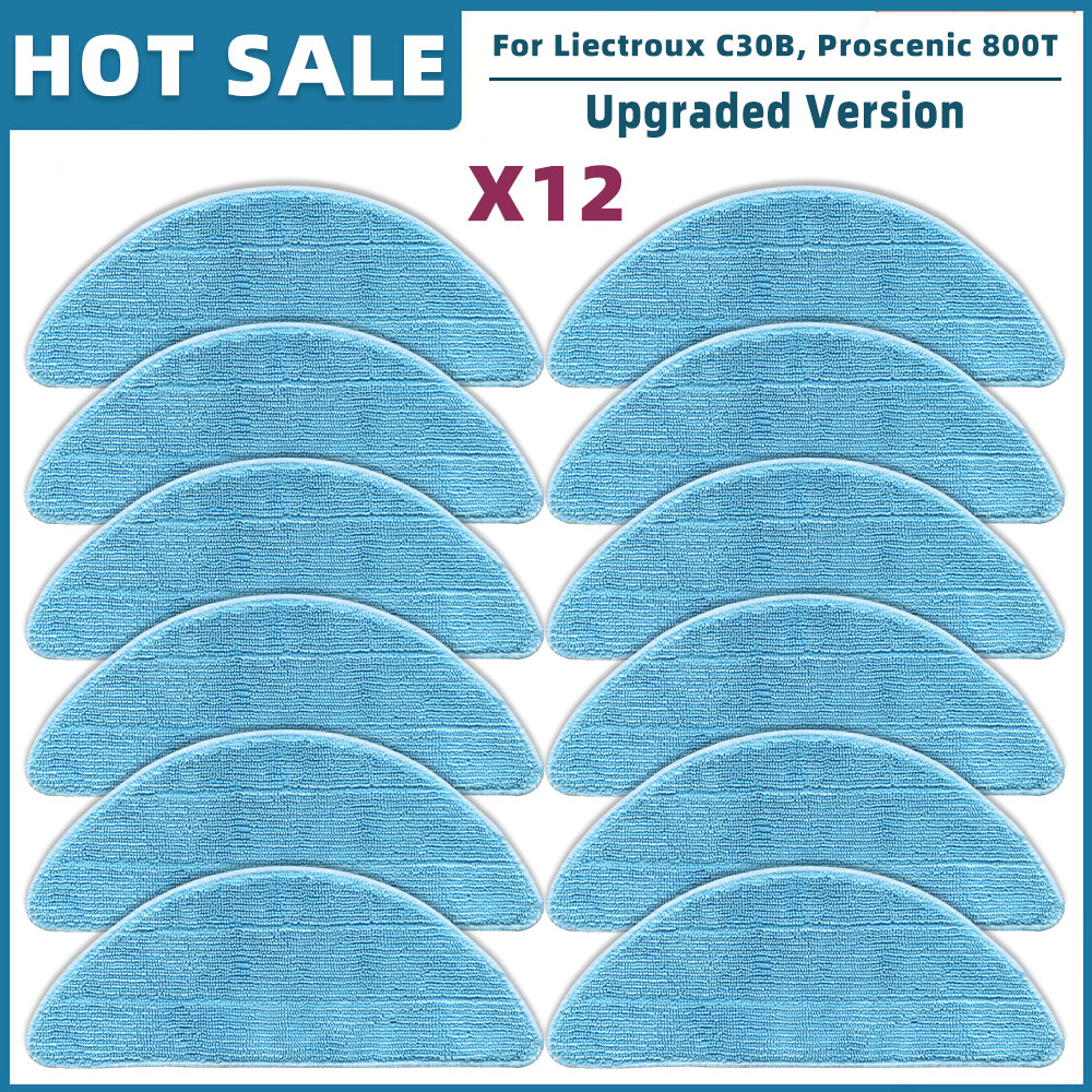 Kompatibel für Liectroux C30B XR500 E30 , Kabum Clever 500 700 , Proscenic 800T 820T 830T 820S ersatzteile hepa Filter hauptseite bürste Mopp tuch: Freier Raum