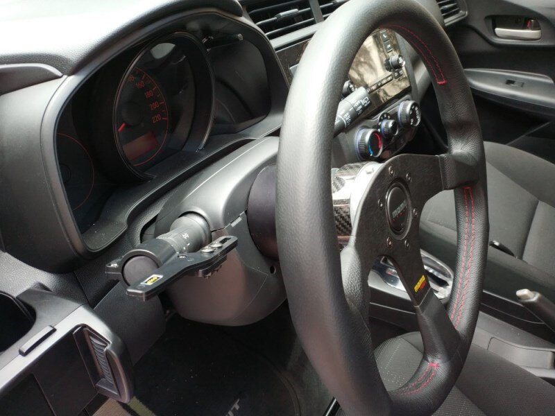 Universal ABS Car Styling Adjustment Steering Wheel Turn Rod Extension Turn Signal Lever Position Up Kit