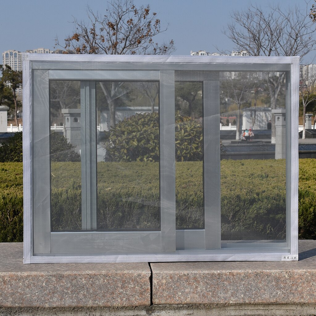 window insect bug mosquito fly wasps screen mesh net guard netting curtain self-adhesive sticker cover guards