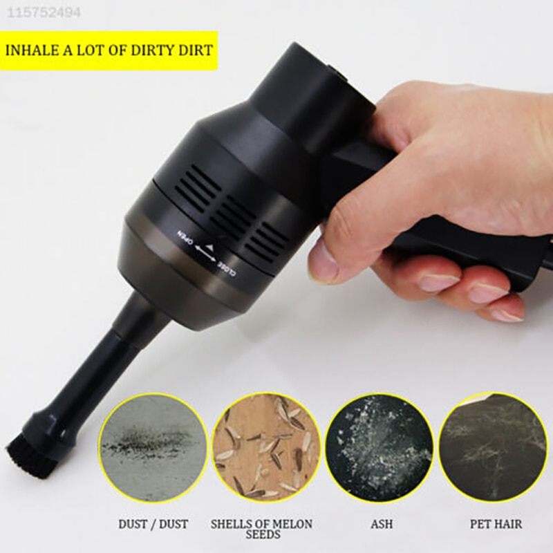 Voor computer desktop pc mini stofzuiger met krachtige zuigkracht draagbare usb computer toetsenbord borstel stof handstofzuiger