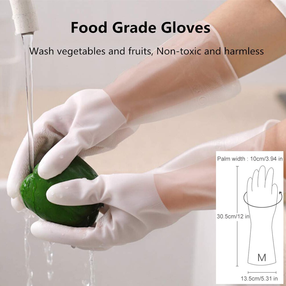 1 paire cuisine vaisselle lavage gants ménage vaisselle gants caoutchouc gants pour laver les vêtements nettoyage gants pour la vaisselle