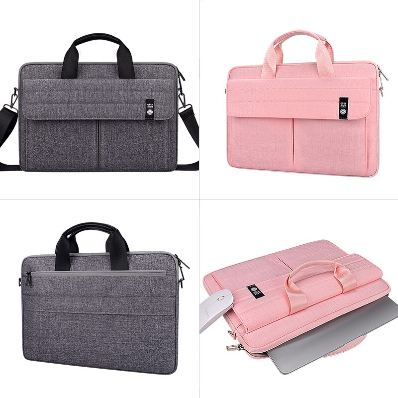 Frauen Männer Laptop Tasche Notizbuch-tasche Aktentasche für 13 15 15,6 Zoll Computer Multifunktions Handtaschen Schulter Tasche Totes