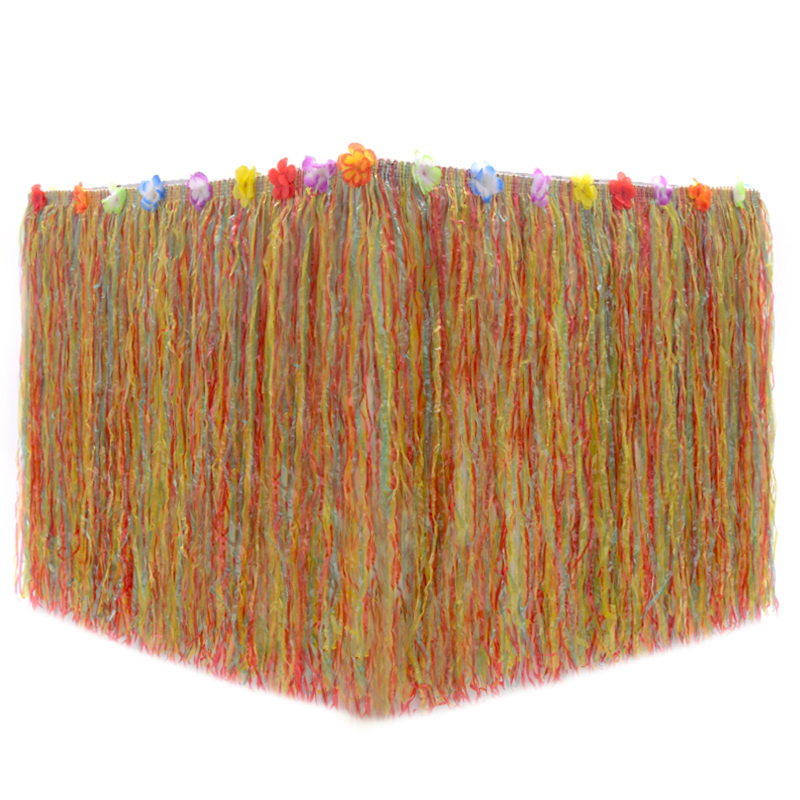 Table Skirt For Tropical Hawaiian Party Decorations Beach Party Decorations Supplies Adult's Kid's Birthday Table Cover Decor: Color