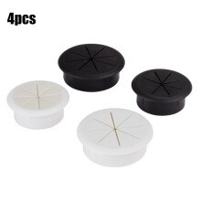 Silicone Cable Computer Desk Cord Grommet Flexible Hole Cover Wire Pass Cover Organizer Round Gasket Pc Cabinet Gland Hardware