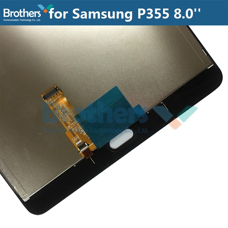 Pantalla LCD para tableta Samsung GALAXY Tab A 8,0 P350 P355, con digitalizador de pantalla táctil, Panel LCD probado