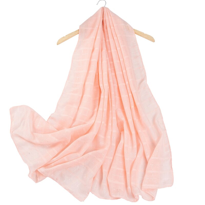 Zomer Winter Lange 180 Cm * 80 Cm Plaid Cotton Blend Viscose Pashmina Vrouwen Sjaal Zwarte Foulard Femme invierno Mujer: XueYa