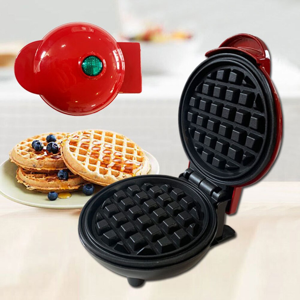 Mini Electric Waffles Maker Bubble Egg Cake Oven Breakfast Waffle Machine Fried Egg Pancake Pan Eggette Machine Mini Waffle Pot