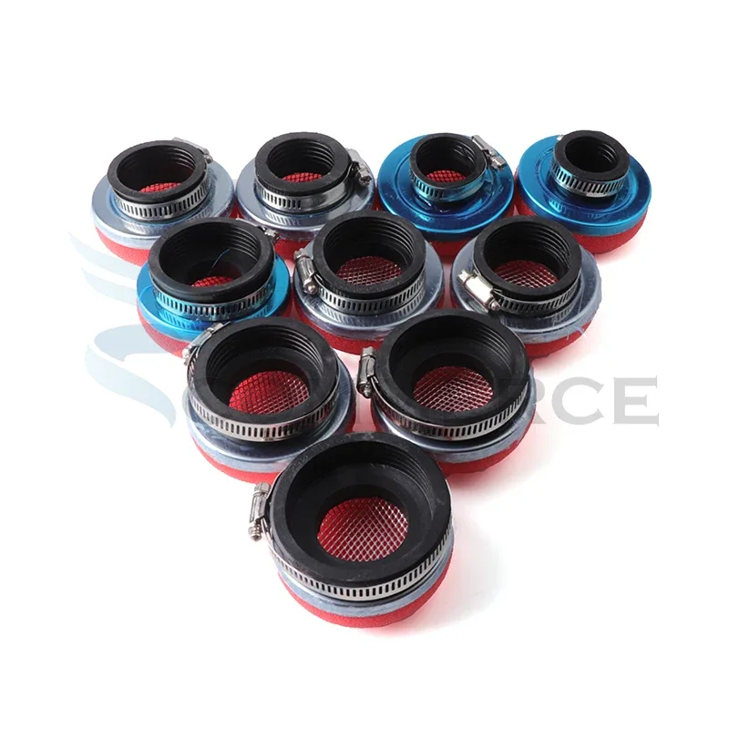 Esponja limpiadora de filtro de aire de espuma recta para motocicleta, 28/32/35/38/42/45/50/54/58MM, para motor de 2 tiempos, bicicleta de bolsillo, Mini Moto Scooter