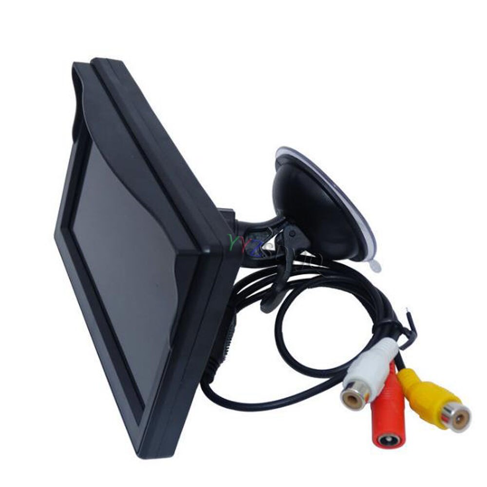 5" Car Monitor 800 x 480 HD 4:3 Display Rate 12V All Truck In-Car TFT LCD Screen Suction Cup Or Dash Stand