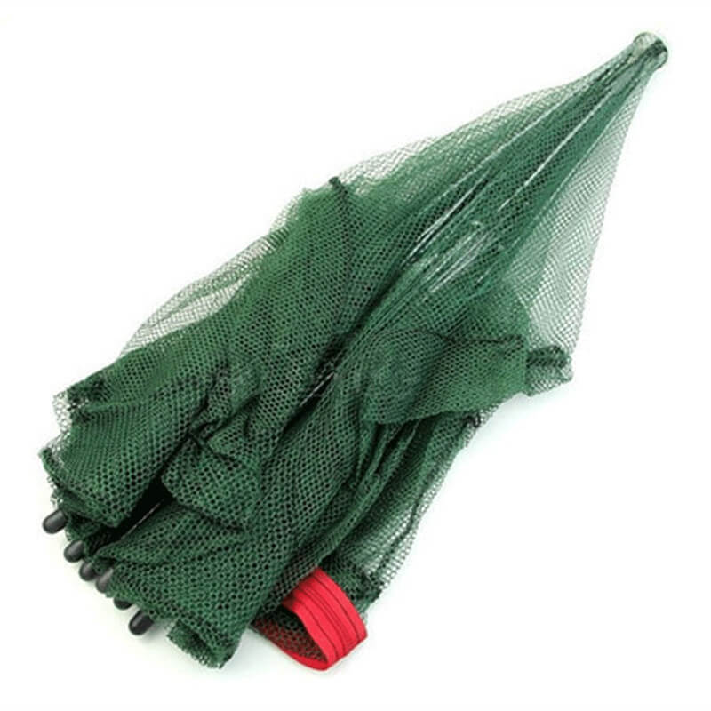 1pcs Foldable Crab Net Trap Cast Dip Cage Fishing Bait Fish Minnow Crawfish Shrimp Folding Net Saltwater Freshwater PRO BEROS