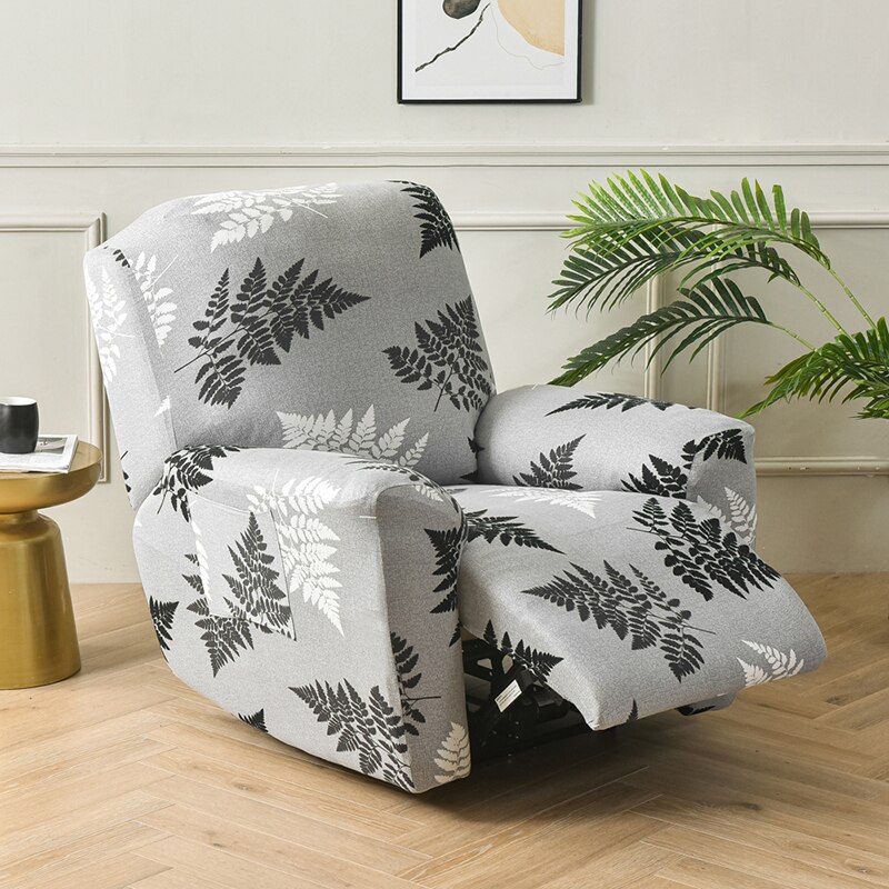 Spring Print Recliner narzuta na sofę s elastyczny fotel Lazy Boy Recliner pokrowce na krzesła antypoślizgowy rozkładany tapczan narzuta na sofę do wystroju domu