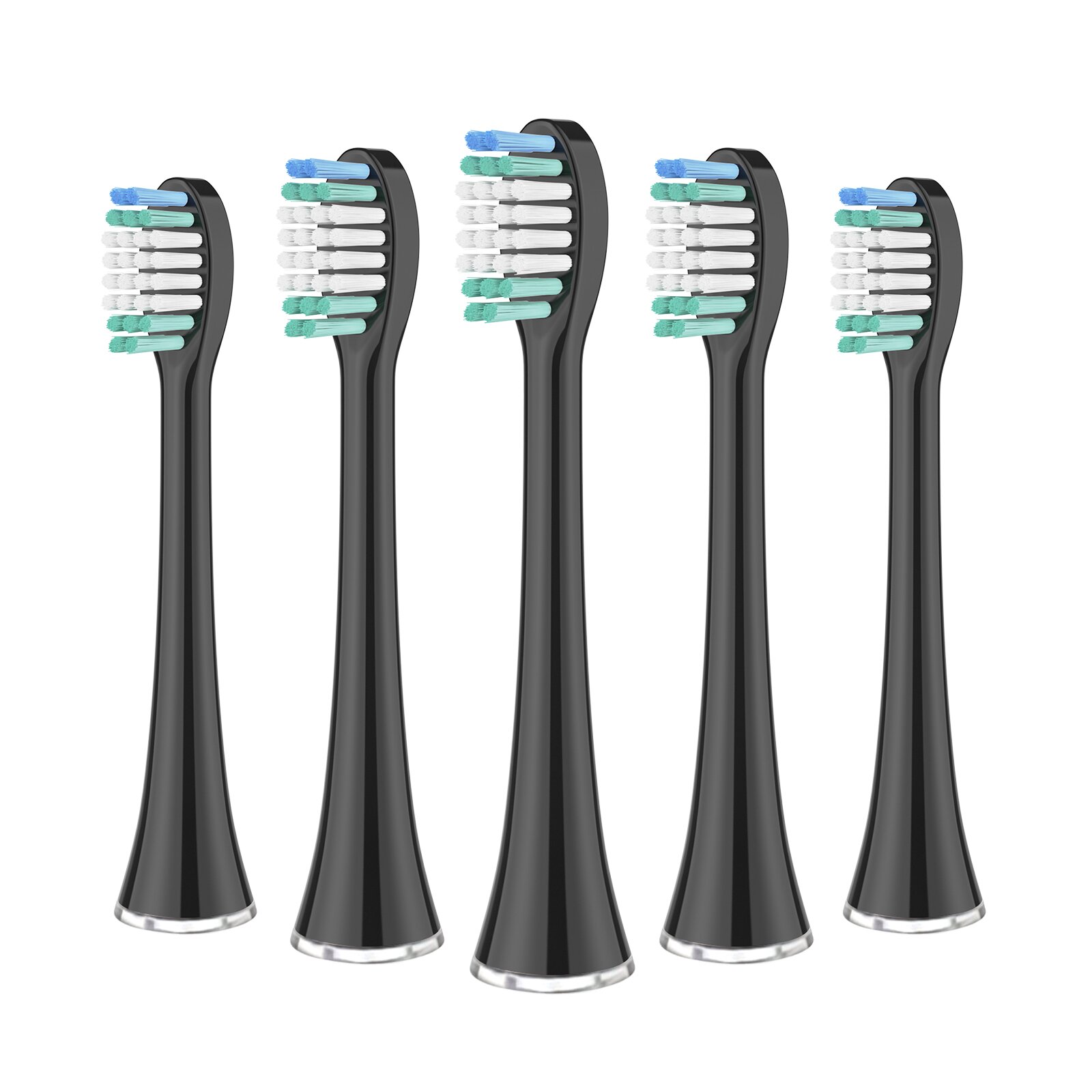 Replacement Toothbrush Heads for Aquasonic Black Series Pro Vibe Series Duo Series Pro Electric Toothbrush Refill Nylon Bristles: Ivory