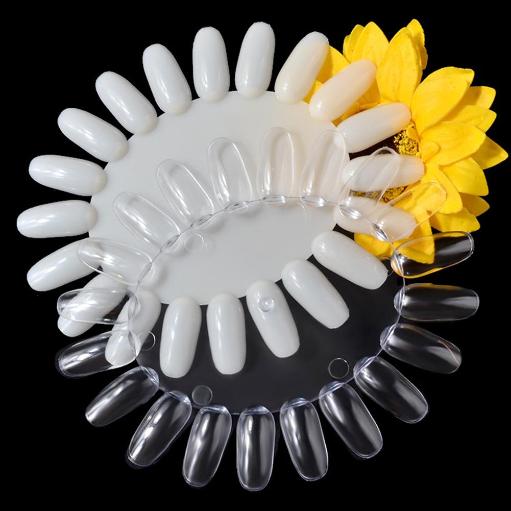 20 kleuren nail art acryl valse tip oefen ronde wiel mal diy display tool manicure toolsbeauty