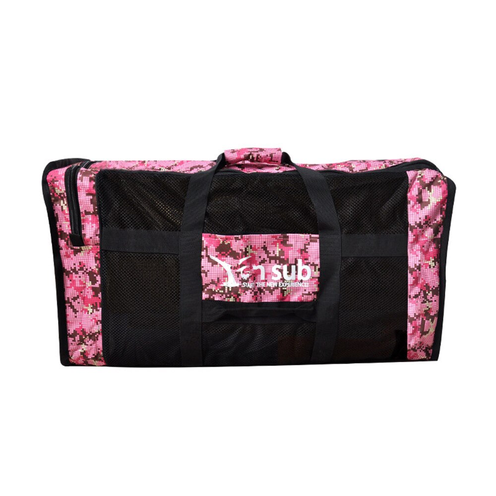 Fly Fishing Wader Bag Fish Diving Sports Chest Waders Wading Boots Shoes Storage Fisher Accessories Clothes Tools Hand Net Bag: pink camo