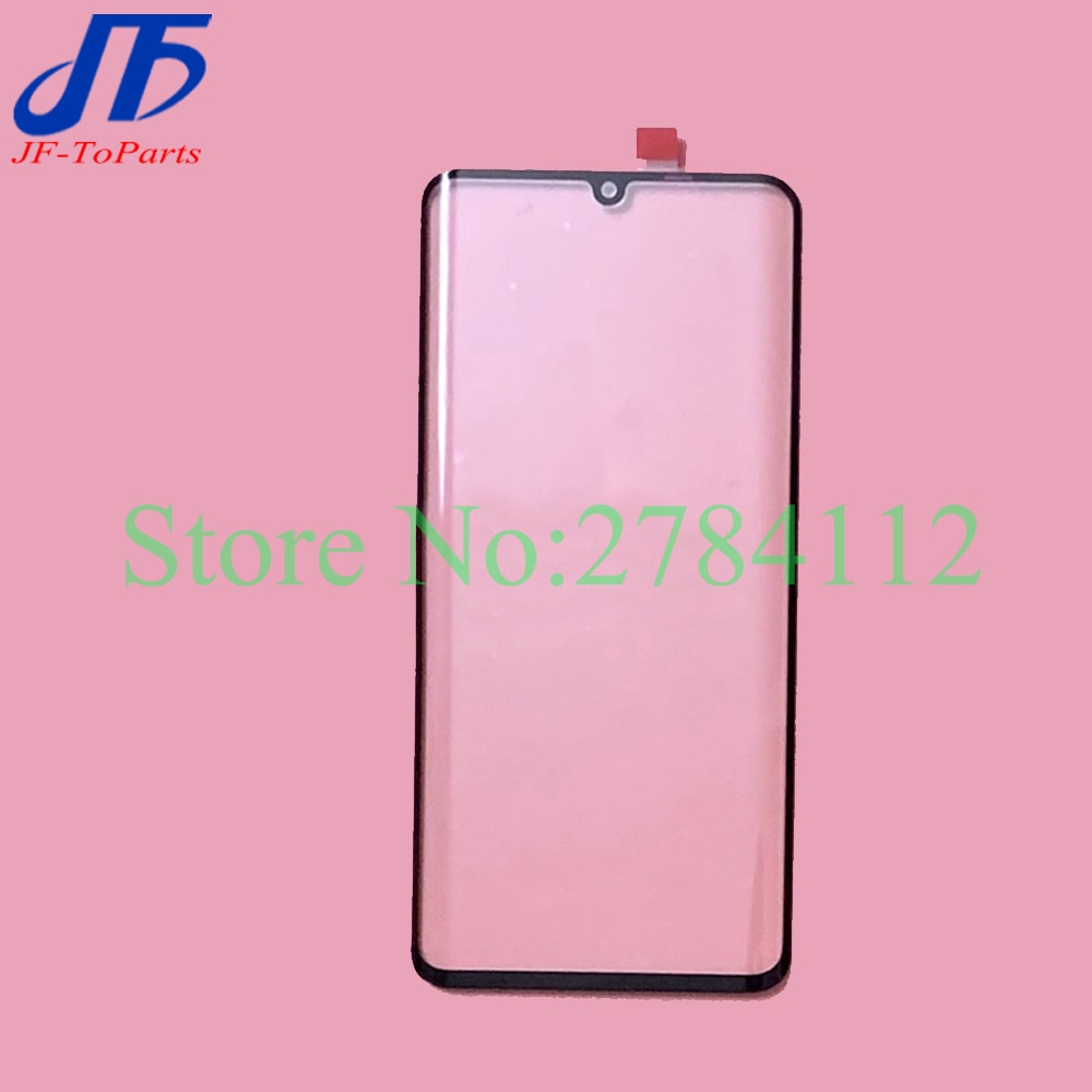 Substituição do painel de toque para huawei p30 pro/para companheiro 20 pro lente de vidro da tela de toque frontal exterior