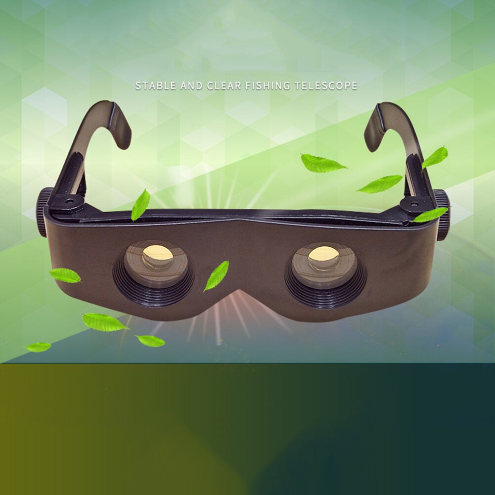 Lightweight Binocular Glasses 6x Magnification Glasses Clear Outdoor Hands-free Binocular for Fishing Hiking Bird Watching