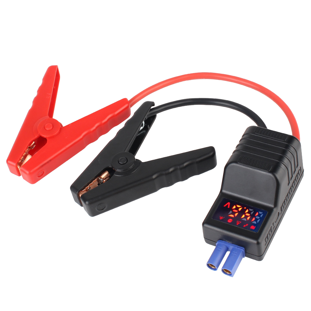With EC5 Plug Connector Intelligent Clamp Booster 650A 12V Emergency Jumper Cable Clip Anti Reverse Connection: Default Title